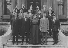 Nellie Almee Courtright with her peers at UofL